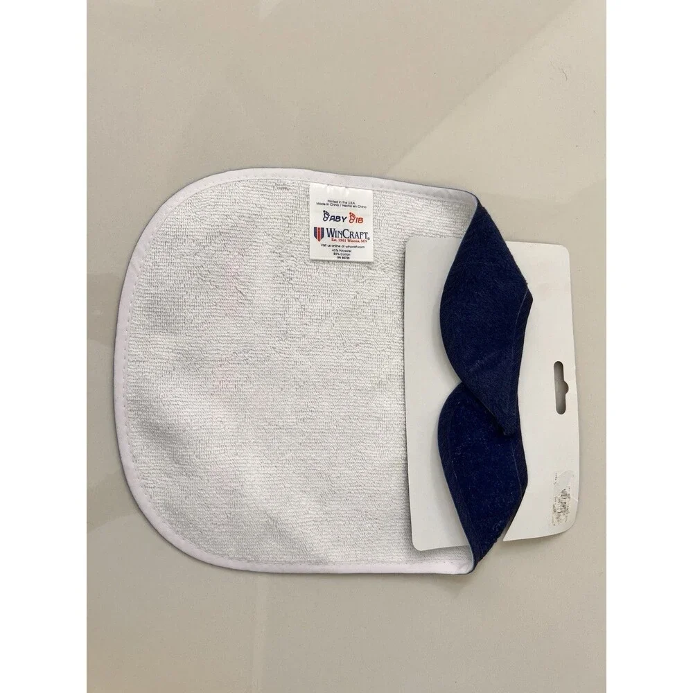 New England Patriots Fan Little Kicker Baby Bib Washable Reuseable NFL WinCraft